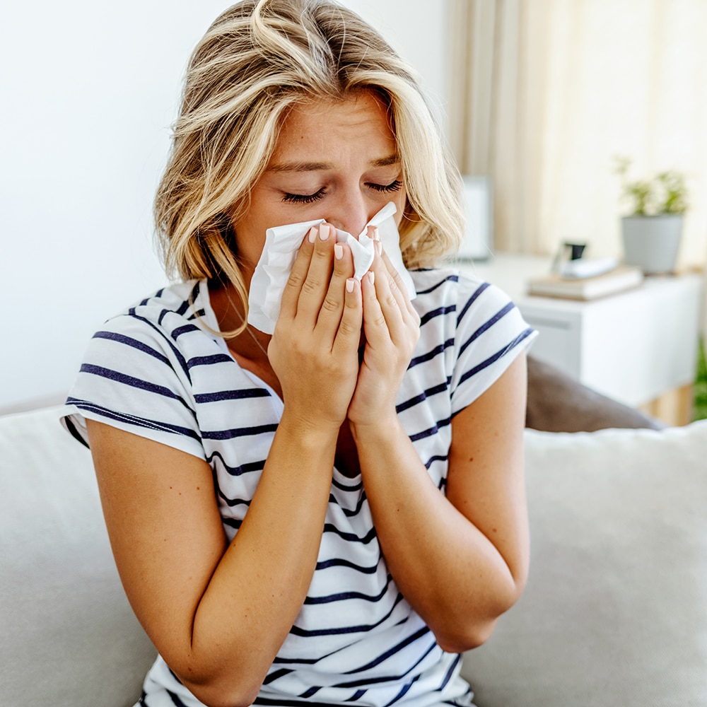 Girl With Dust Mite Allergies